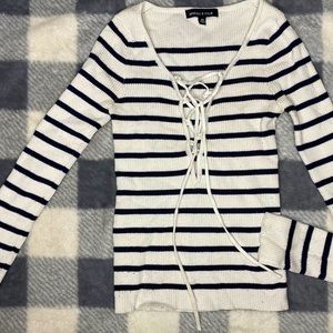 Kendall & Kylie criss cross long sleeve